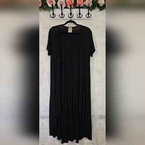 Vocal | Diamond Dust Longline Shortsleeve Jersey Duster